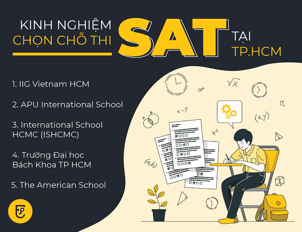 Kinh nghiệm chọn địa điểm thi SAT tại TP.HCM
